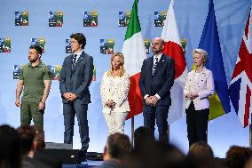 G7 Leaders Meeting With Volodymyr Zelenskyy In Vilnius