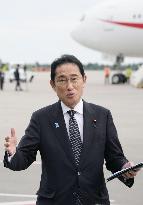 Japan PM Kishida in Lithuania