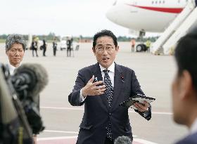 Japan PM Kishida in Lithuania