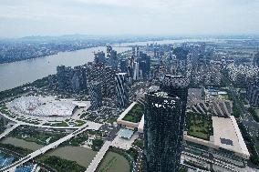 The Tallest Building Hangzhou Century Center in Hangzhou