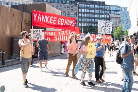 US-Nordic Leaders Summit 2023 Helsinki, Finland - protests