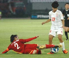 (SP)INDONESIA-PALEMBANG-AFF U-19-WOMEN'S CHAMPIONSHIP-VIETNAM VS MYANMAR-SEMIFINAL