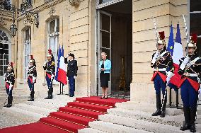 French PM Meets Her Indian Counterpart Narendra Modi - Paris