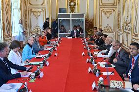 French PM Meets Her Indian Counterpart Narendra Modi - Paris