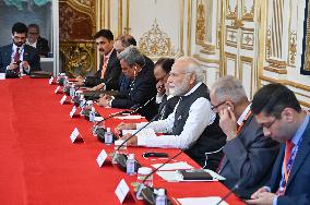 French PM Meets Her Indian Counterpart Narendra Modi - Paris