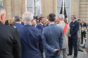 Reception for military staff on the eve of Bastille Day - Paris