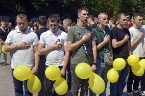 Victims of July 14 Russian terrorist attack remembered in Vinnytsia