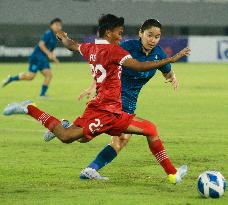 (SP)INDONESIA-PALEMBANG-FOOTBALL-AFF U-19-WOMEN'S CHAMPIONSHIP-SEMIFINAL-INDONESIA VS THAILAND