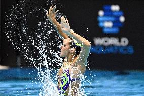 (SP)JAPAN-FUKUOKA-WORLD AQUATICS CHAMPIONSHIPS-ARTISTIC SWIMMING