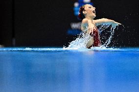 (SP)JAPAN-FUKUOKA-WORLD AQUATICS CHAMPIONSHIPS-ARTISTIC SWIMMING