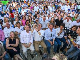 Feijoo Holds PP Campaign Event - Burgos