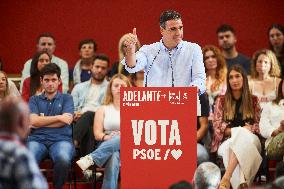 Sanchez Holds PSOE Campaign Event - Santander