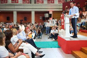 Sanchez Holds PSOE Campaign Event - Santander