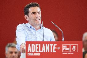 Sanchez Holds PSOE Campaign Event - Santander