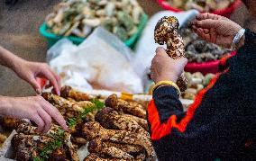 CHINA-YUNNAN-KUNMING-EDIBLE WILD MUSHROOMS-PEAK SEASON (CN)