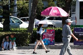 KYRGYZSTAN-BISHKEK-HEAT ALERT
