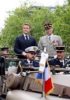 Macron at Bastille Day Parade - Paris
