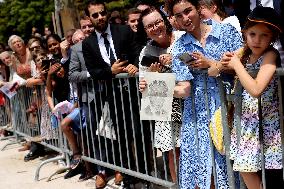 Macron's Walkabout at the End of Bastille Day Parade - Paris