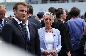 Macron's Walkabout at the End of Bastille Day Parade - Paris