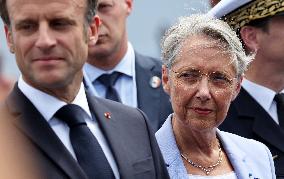 Macron's Walkabout at the End of Bastille Day Parade - Paris