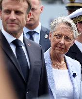 Macron's Walkabout at the End of Bastille Day Parade - Paris