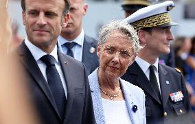 Macron's Walkabout at the End of Bastille Day Parade - Paris