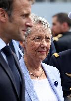 Macron's Walkabout at the End of Bastille Day Parade - Paris
