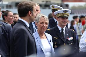 Macron's Walkabout at the End of Bastille Day Parade - Paris