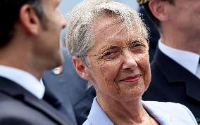 Macron's Walkabout at the End of Bastille Day Parade - Paris