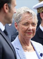 Macron's Walkabout at the End of Bastille Day Parade - Paris