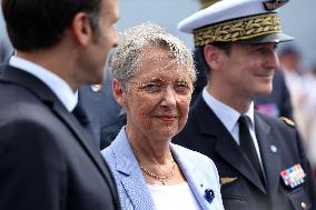 Macron's Walkabout at the End of Bastille Day Parade - Paris