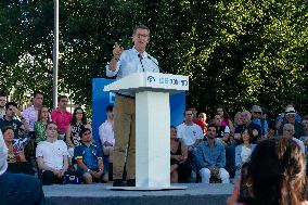 Electoral Rally Of Alberto Nuñez Feijoo In Santander