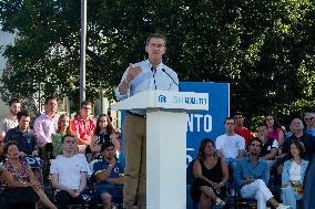 Electoral Rally Of Alberto Nuñez Feijoo In Santander