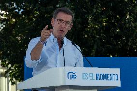 Electoral Rally Of Alberto Nuñez Feijoo In Santander