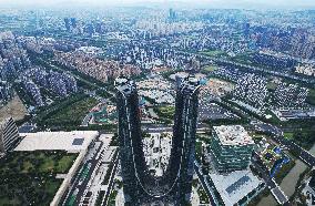 The Tallest Building Hangzhou Century Center in Hangzhou