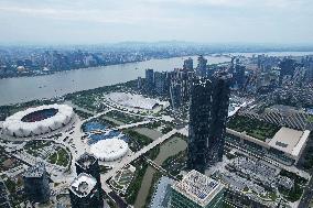 The Tallest Building Hangzhou Century Center in Hangzhou