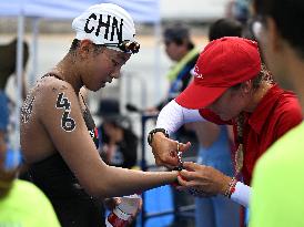 (SP)JAPAN-FUKUOKA-WORLD AQUATICS CHAMPIONSHIPS-OPEN WATER-WOMEN 10KM