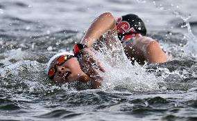 (SP)JAPAN-FUKUOKA-WORLD AQUATICS CHAMPIONSHIPS-OPEN WATER-WOMEN 10KM