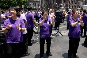 The Korean Milal Missionary Choir Visits Mexico City