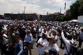 Third Peaceful National March "Animal Welfare With Science" In Mexico City