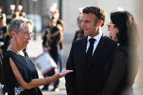 Dinner honoring Narendra Modi at Louvre Museum - Paris