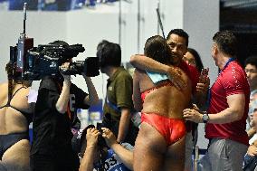 (SP)JAPAN-FUKUOKA-WORLD AQUATICS CHAMPIONSHIPS-DIVING-WOMEN-1M SPRINGBOARD-FINAL