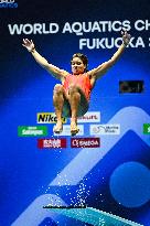 (SP)JAPAN-FUKUOKA-WORLD AQUATICS CHAMPIONSHIPS-DIVING-WOMEN-1M SPRINGBOARD-FINAL