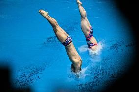 (SP)JAPAN-FUKUOKA-WORLD AQUATICS CHAMPIONSHIPS-DIVING-MIXED 10M PLATFORM SYNCHRONISED