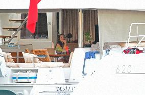 Ed Westwick and Amy Jackson on Vacation in Bodrum