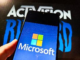 Illustration: Microsoft acquires Activision Blizzard