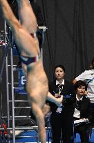 (SP)JAPAN-FUKUOKA-WORLD AQUATICS CHAMPIONSHIPS-DIVING-MEN-3M SYNCHRONISED-FINAL