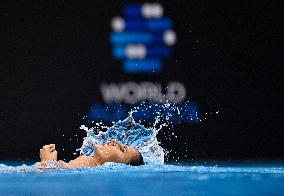 (SP)JAPAN-FUKUOKA-WORLD AQUATICS CHAMPIONSHIPS-ARTISTIC SWIMMING-WOMEN'S SOLO TECHNICAL