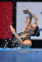 (SP)JAPAN-FUKUOKA-WORLD AQUATICS CHAMPIONSHIPS-ARTISTIC SWIMMING-WOMEN'S SOLO TECHNICAL