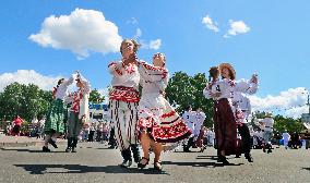 BELARUS-VITEBSK-SLAVIANSKI BAZAAR-FOLK DANCE COMPETITION